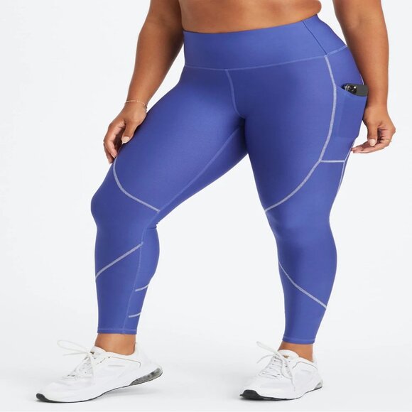 Therma-Flex HW Reflective Pocket Legging INDIGO/REFLECTIVE SILVER Medium - Picture 2 of 10